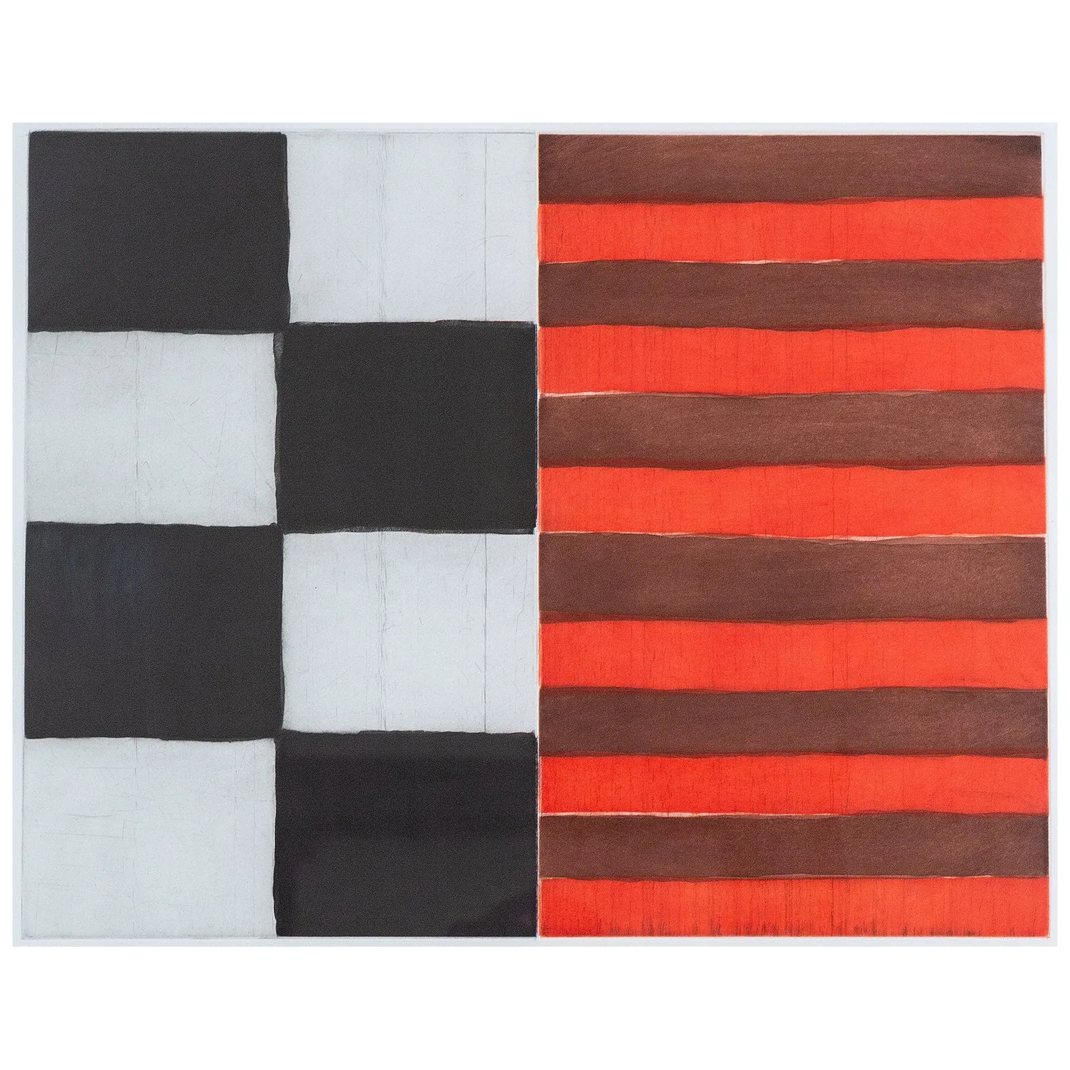 SEAN SCULLY "PI" ETCHING, 1994