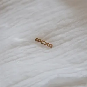 Sideways 808 Stud Earring - Solid 14kt