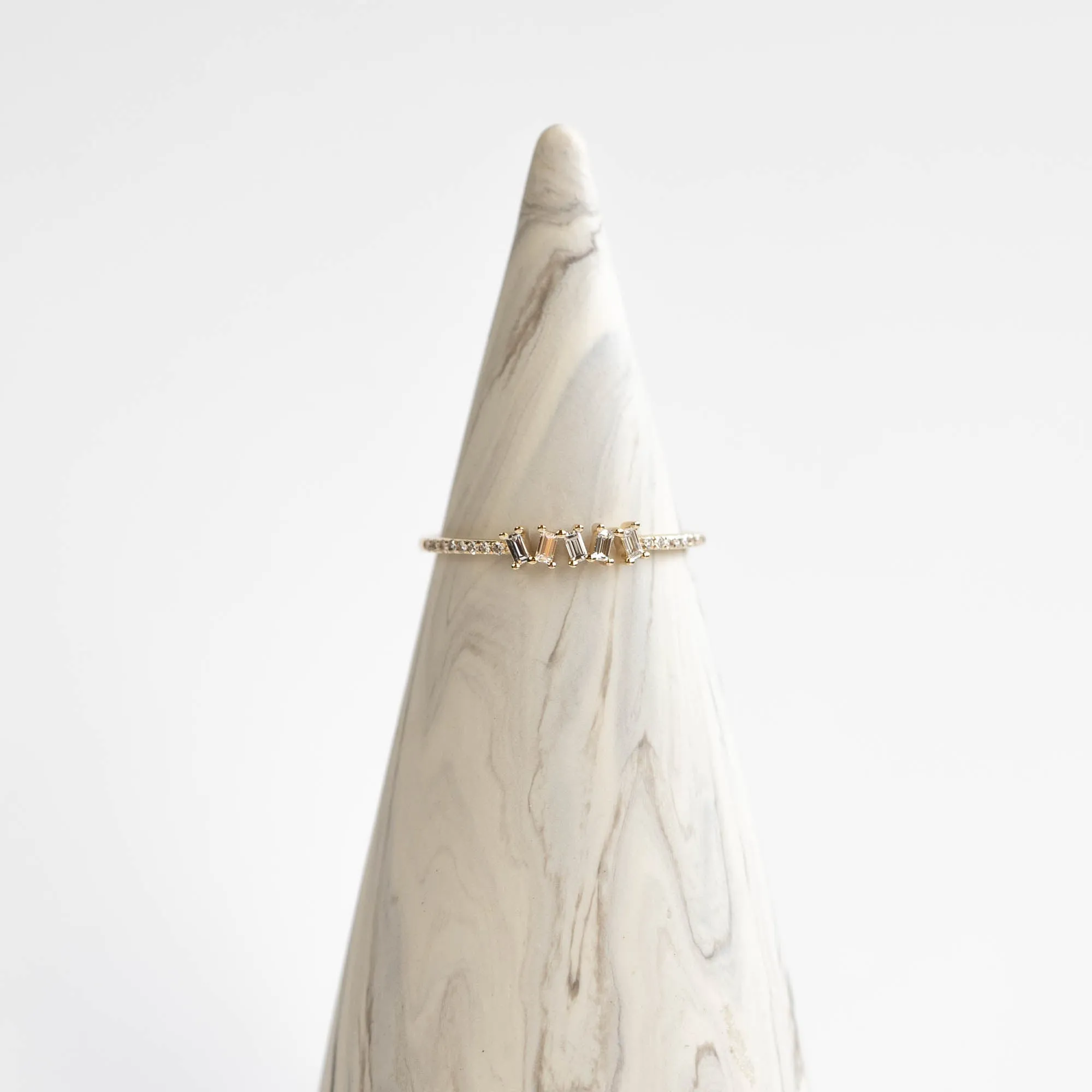 Sienna Baguette Diamond Ring