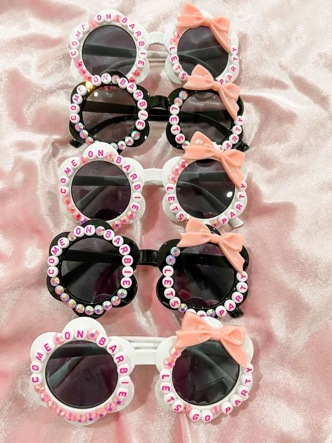 Sienna Sunnies Let's Go Party Flower Sunnies - Black