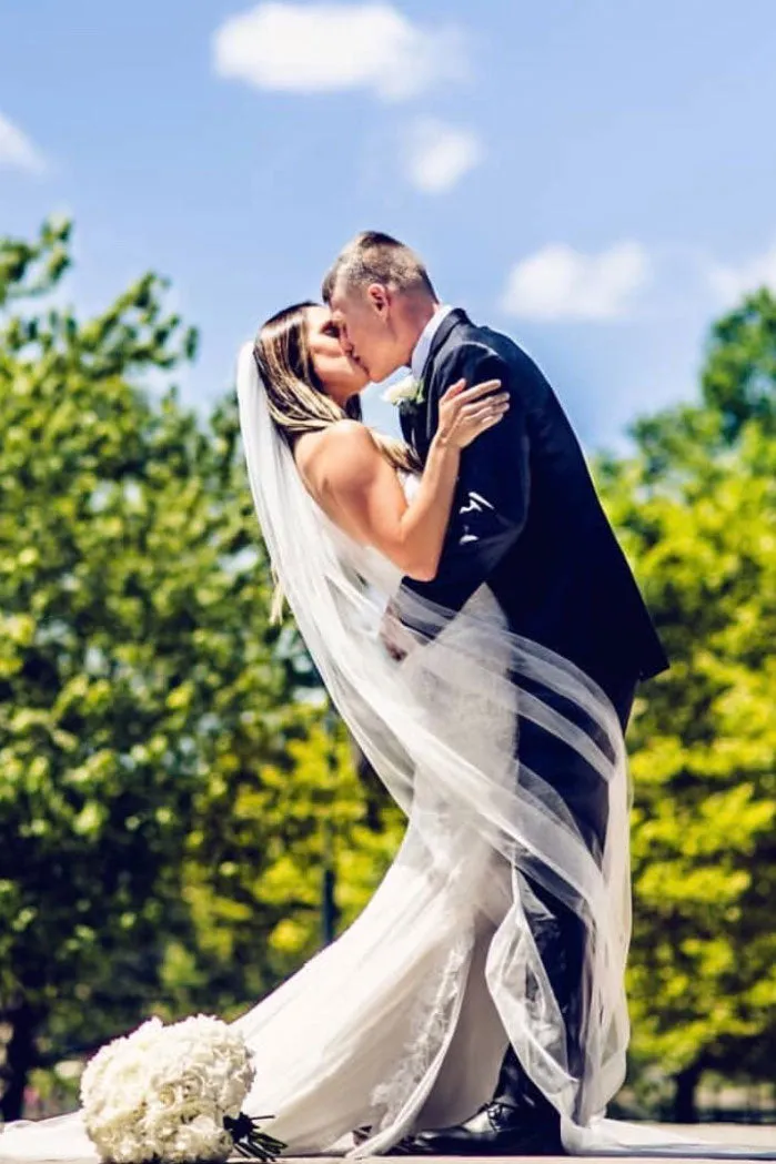 Signature Tulle Chapel & Cathedral Length Veil With Raw Edge VG1030