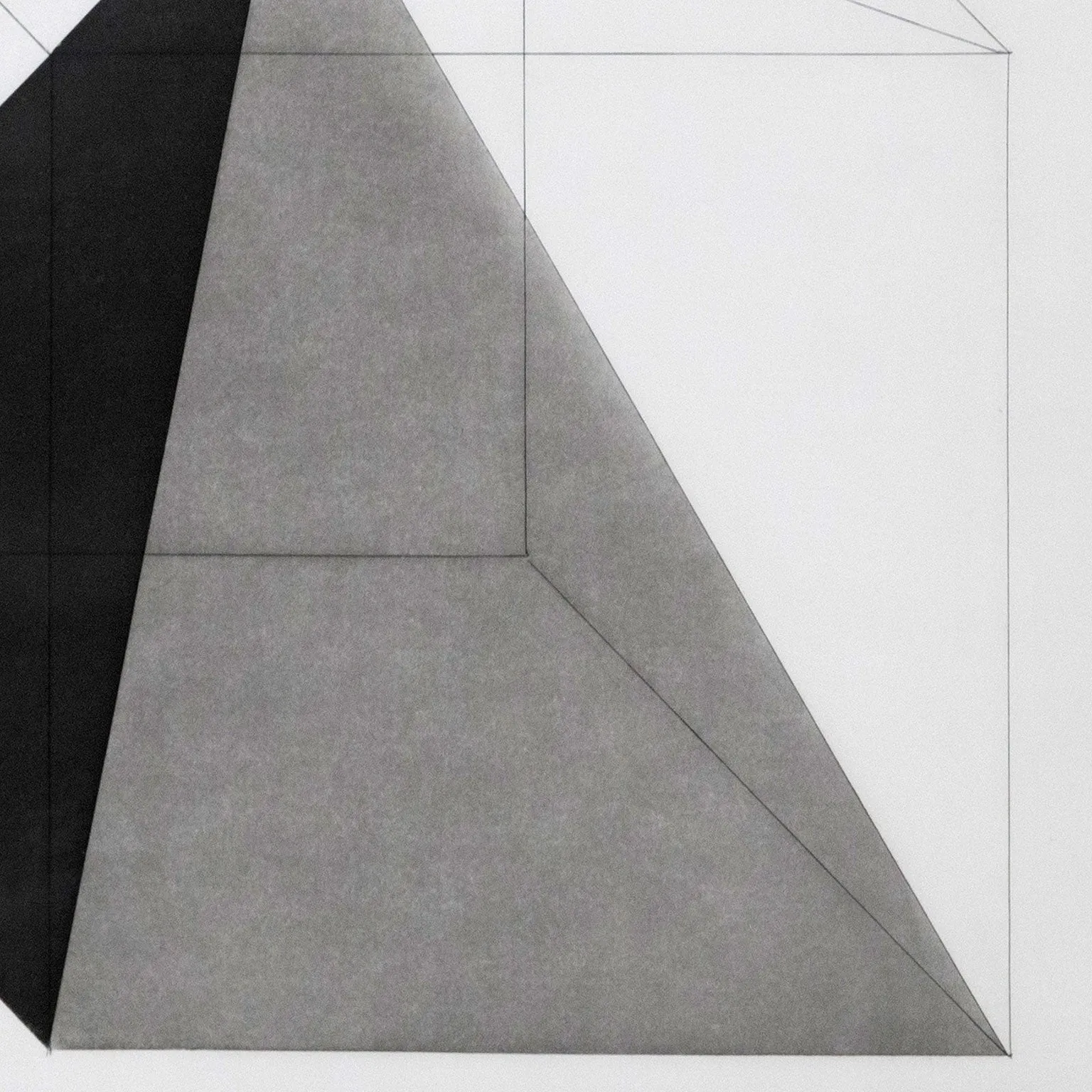 SOL LEWITT "DERIVED FROM A CUBE 9" ETCHING, 1982