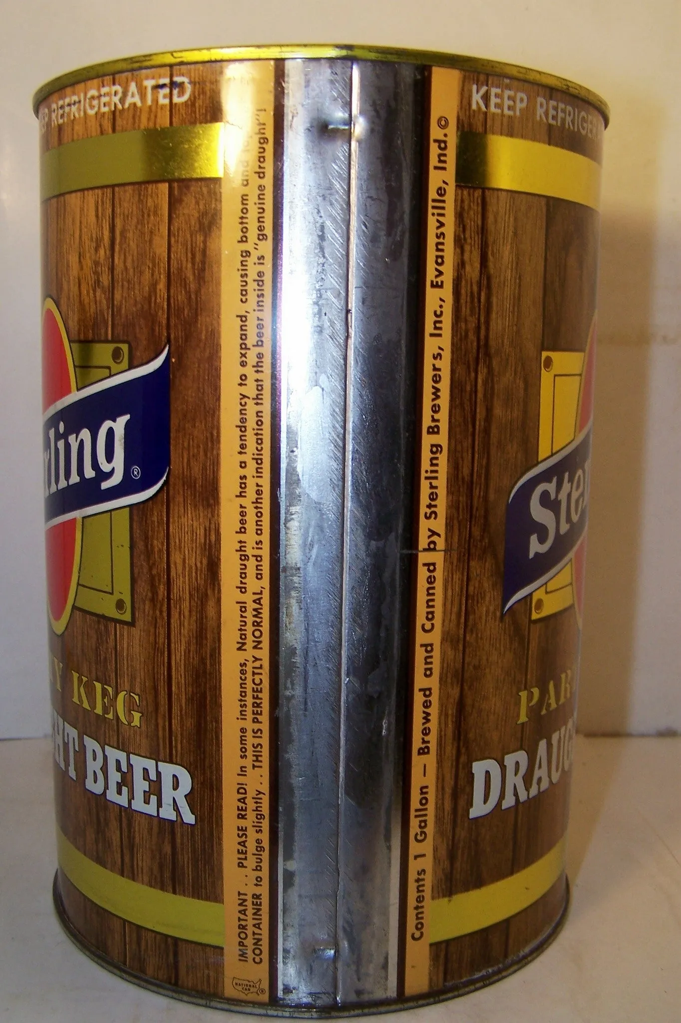 Sterling Draught Beer "party Keg" USBC 246-10 Grade 1/1  Sold 11/23/14