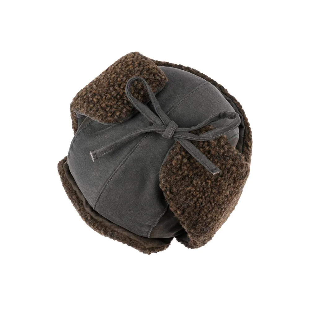 Stetson - Fairbanks Cotton Bomber Aviator Hat - Beanie - Brown