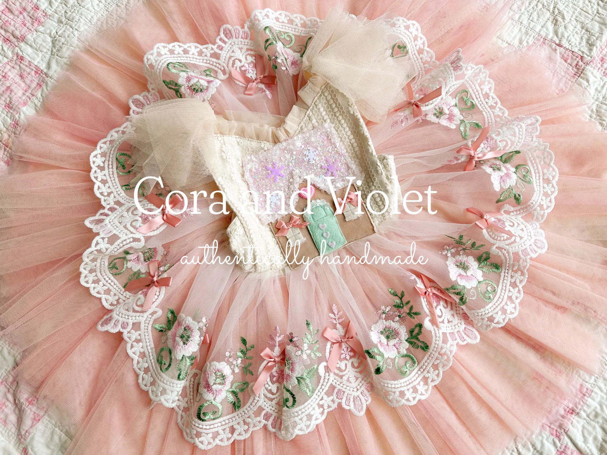 Sugar- pastel gingerbread dress EXPRESS