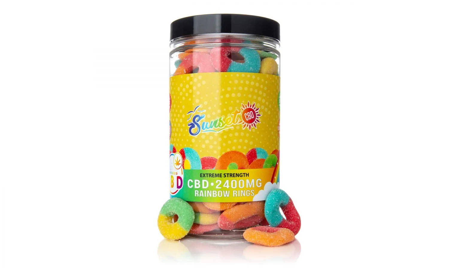 SUNSET CBD Rainbow Rings