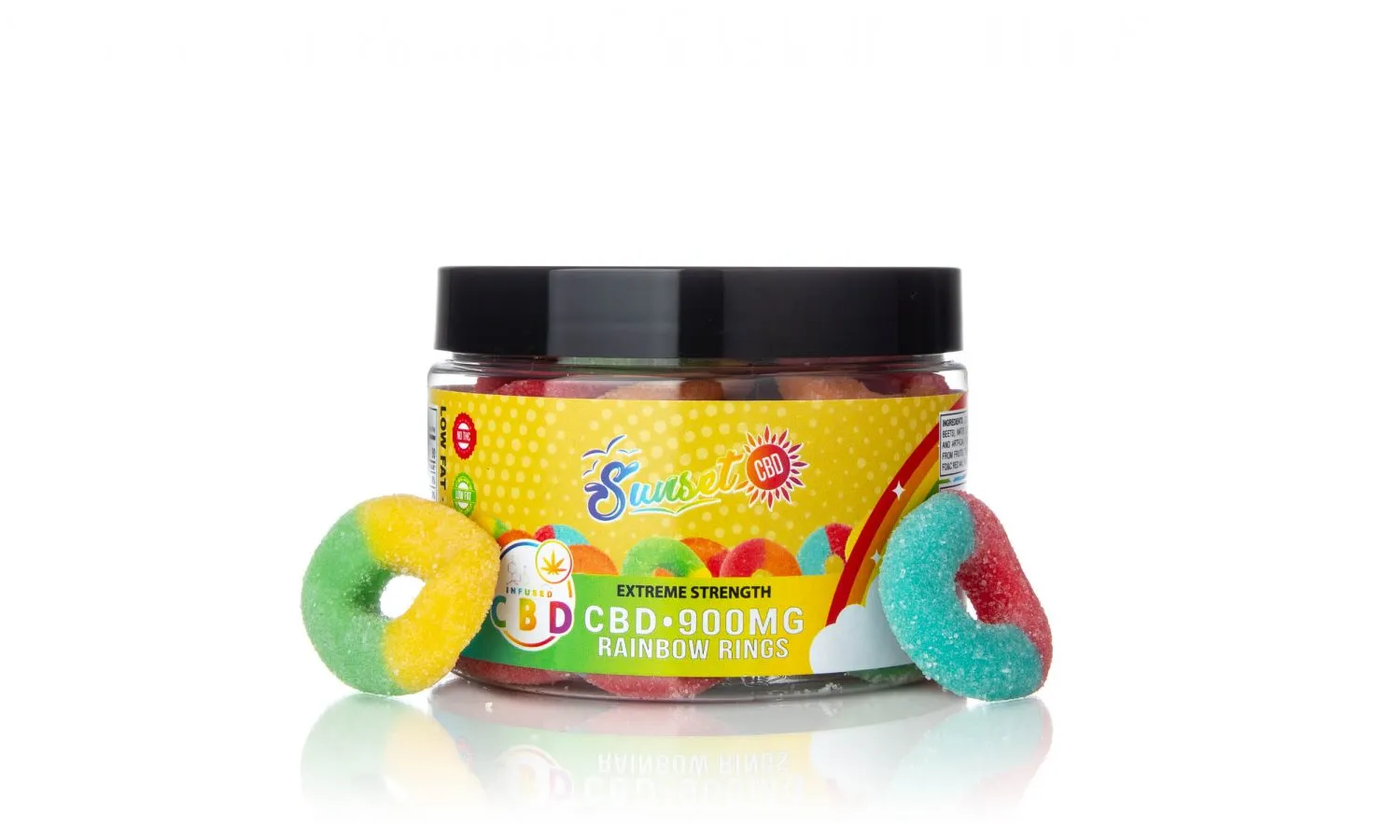 SUNSET CBD Rainbow Rings