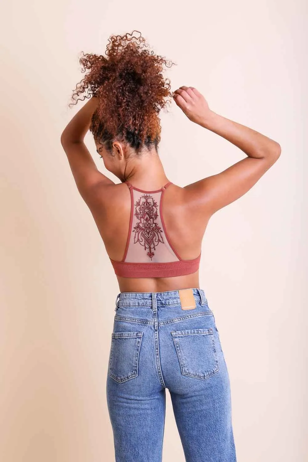 Tattoo Back Bralette - 7 colors