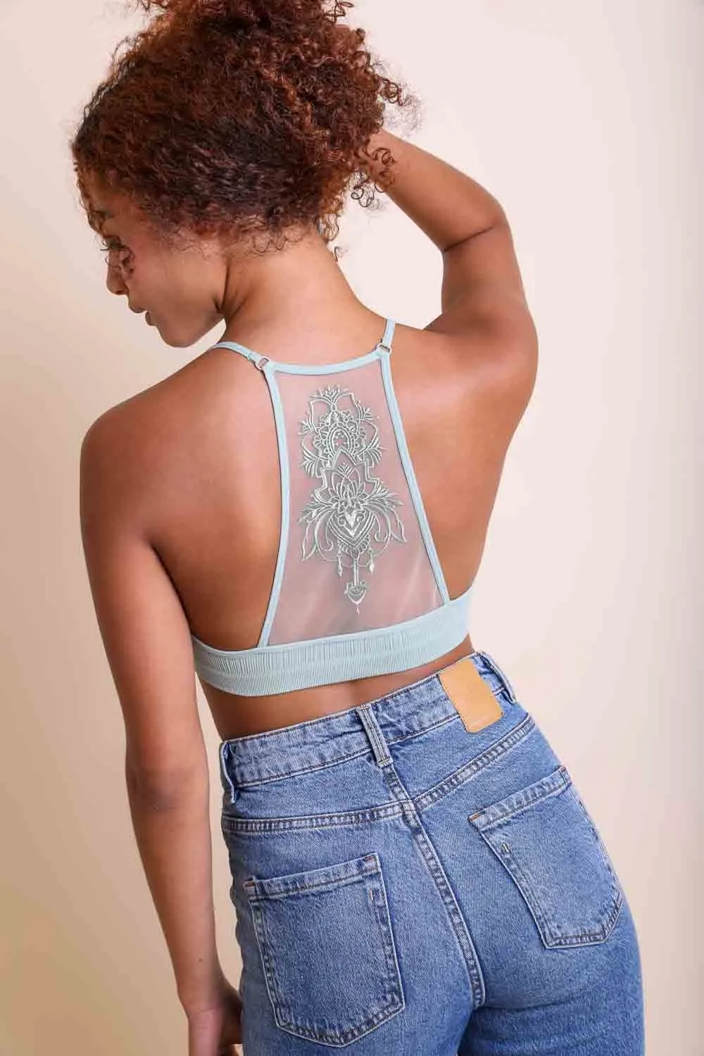 Tattoo Back Bralette - 7 colors
