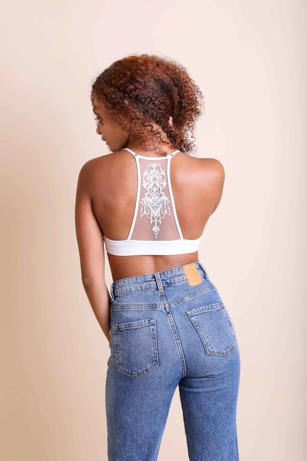 Tattoo Back Bralette - 7 colors