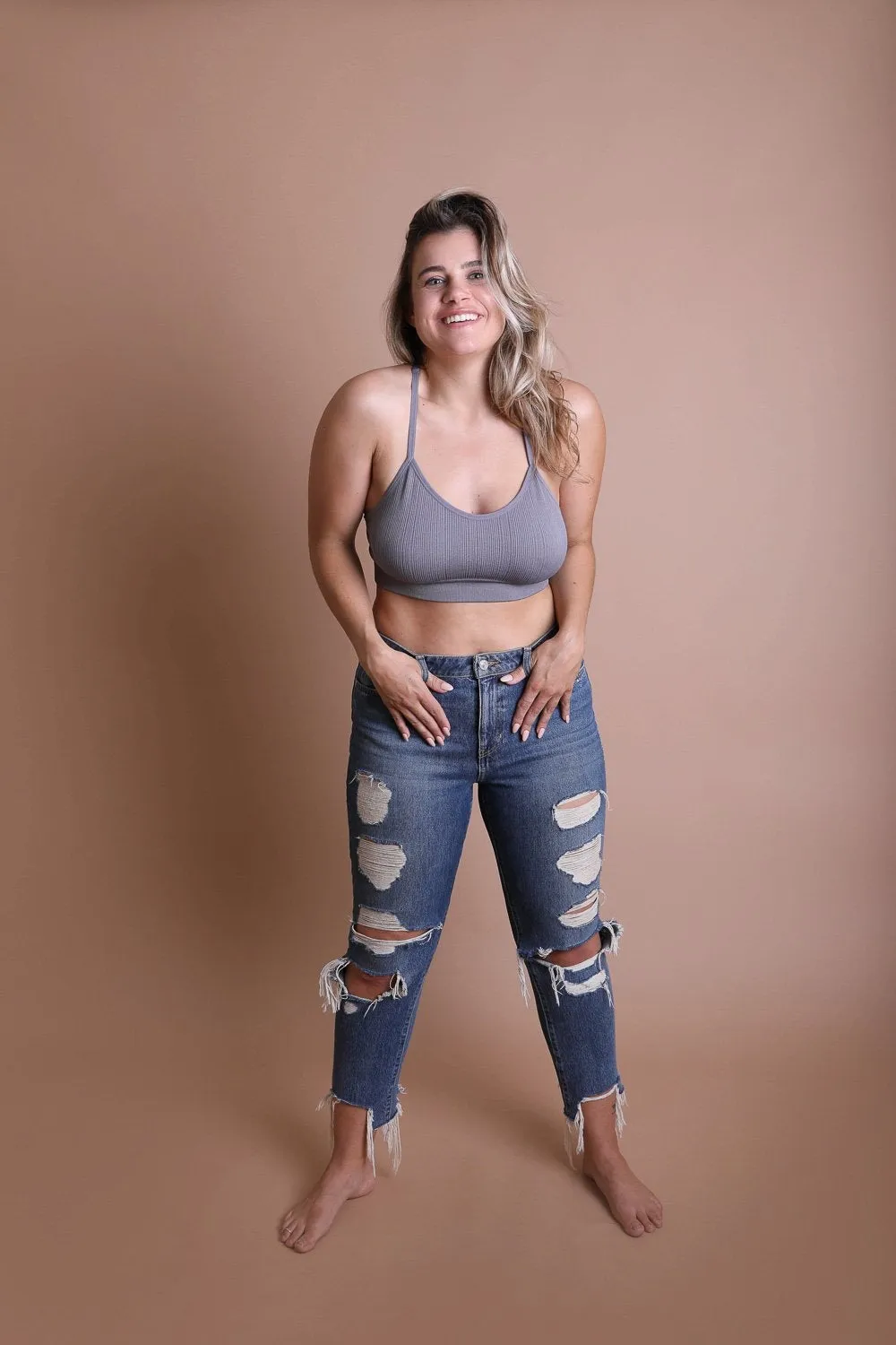 Tattoo Back Bralette - 7 colors