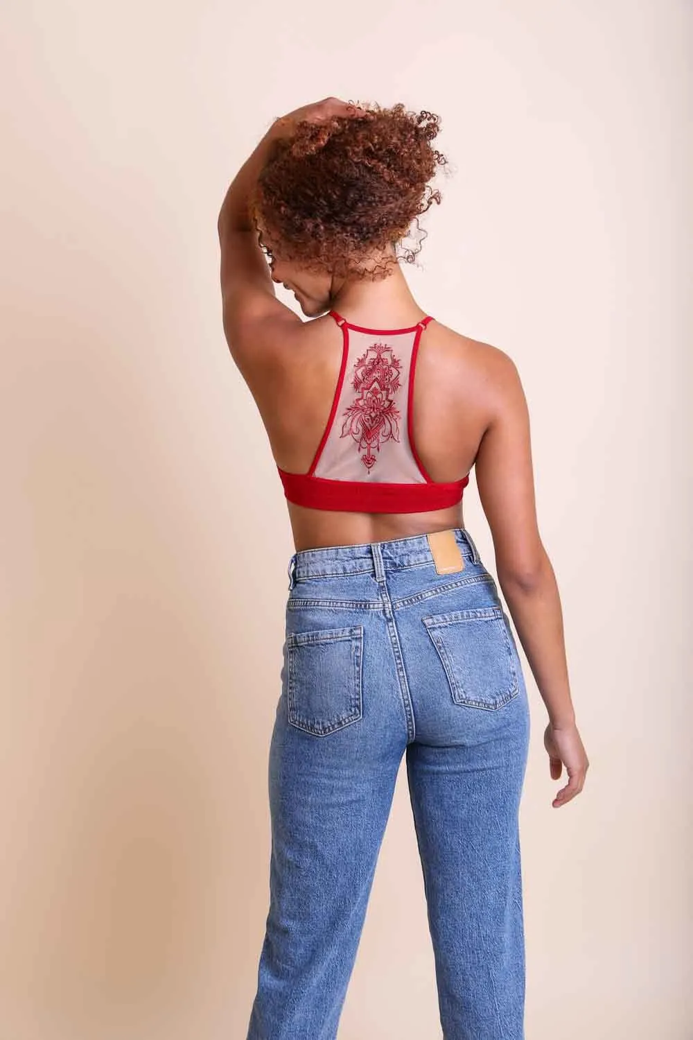 Tattoo Back Bralette - 7 colors