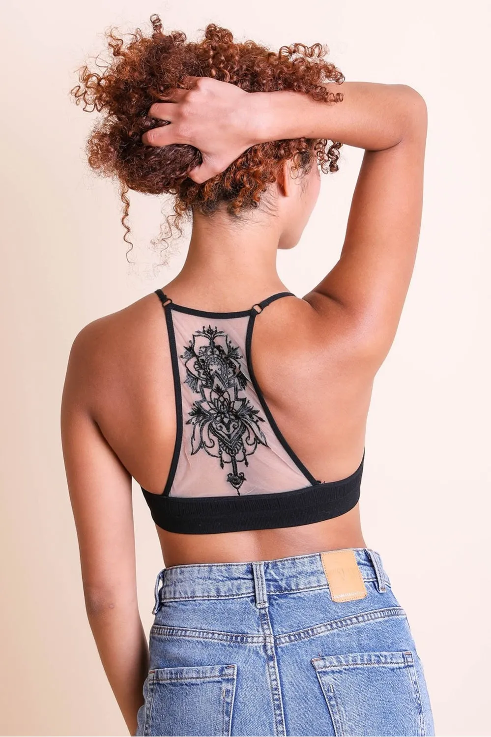 Tattoo Back Bralette - 7 colors