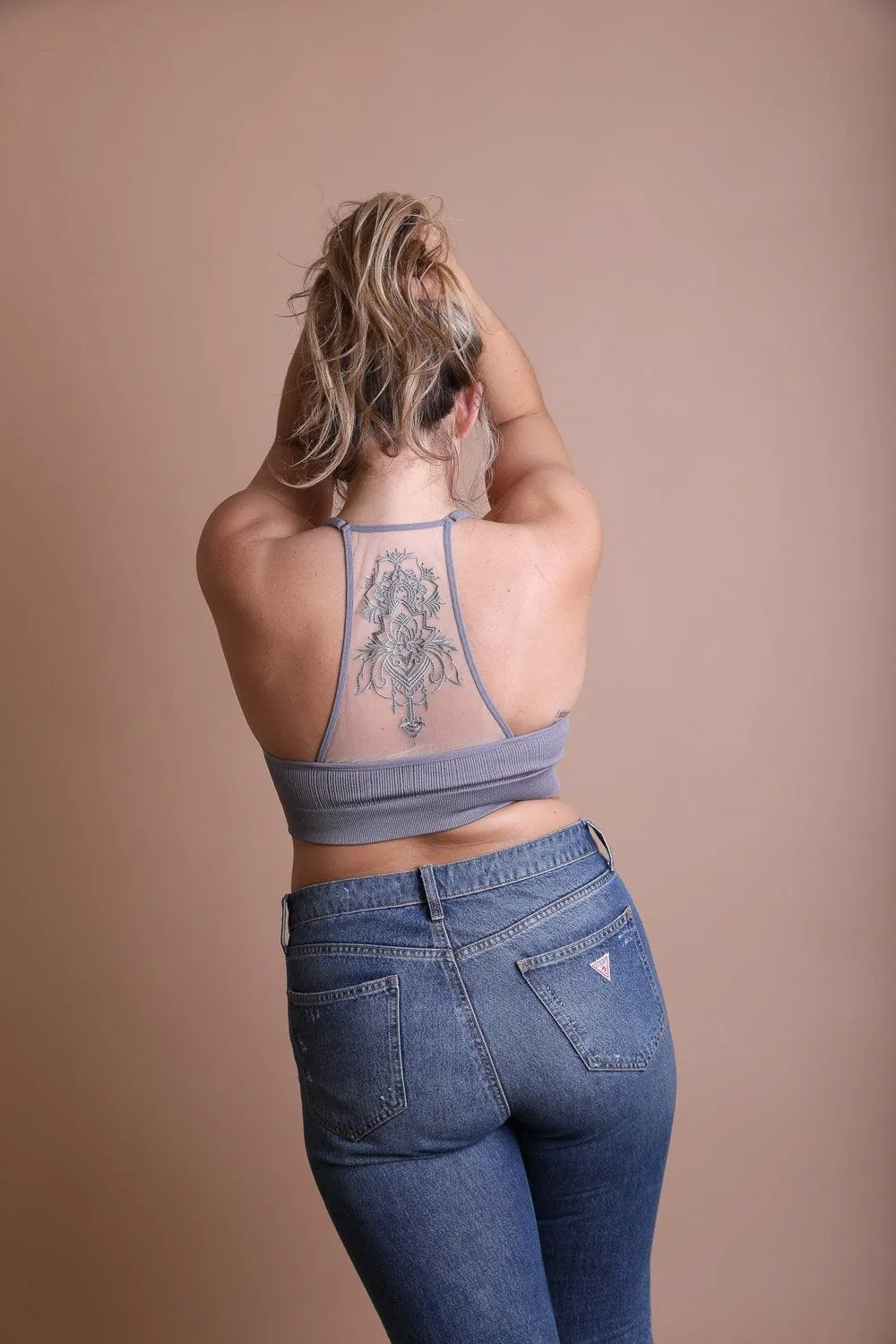 Tattoo Back Bralette - 7 colors