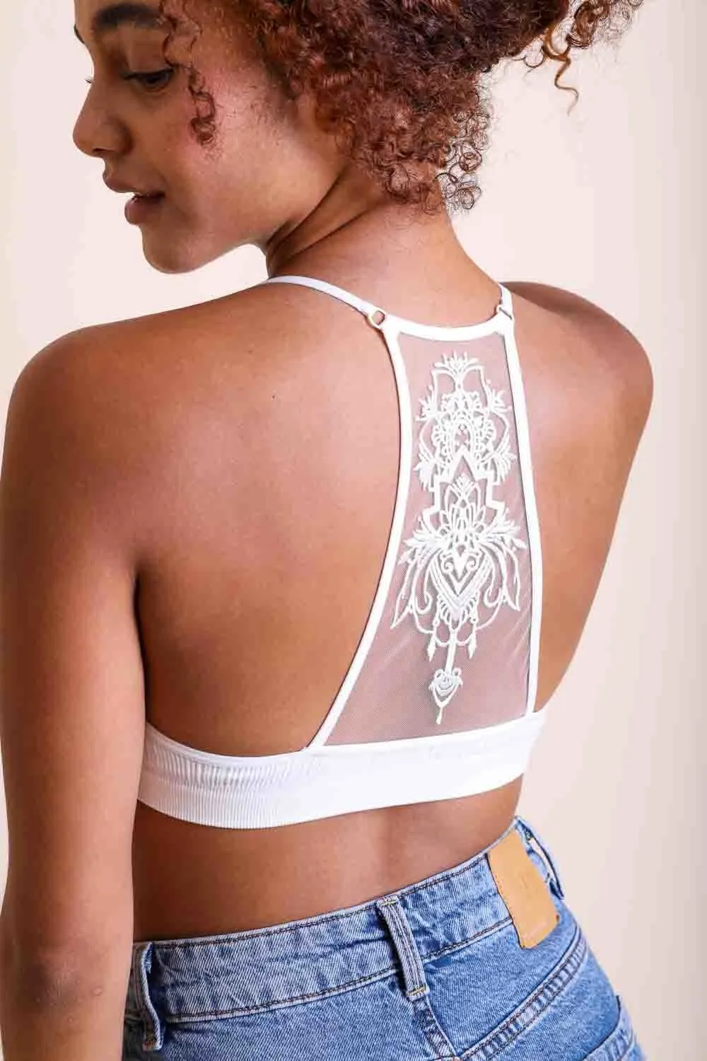 Tattoo Back Bralette - 7 colors