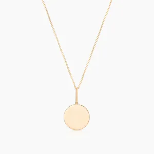 Thatch California 14k Fine Disc Necklace