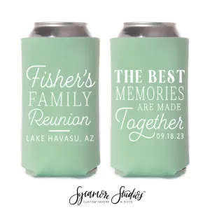The Best Memories - Slim 12oz Reunion Can Cooler #1S