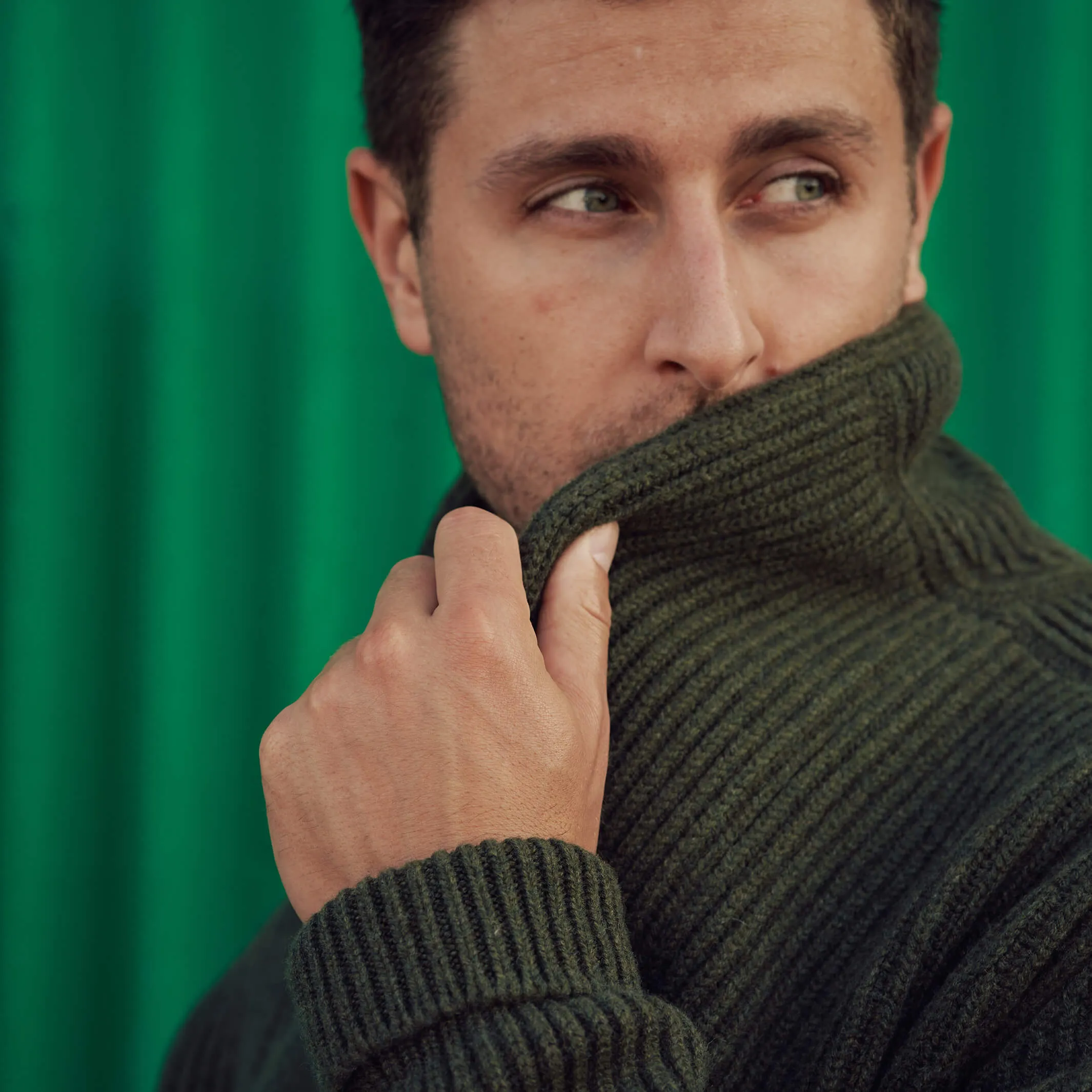 The Bruce 8-Ply Cashmere Shawl Cardigan
