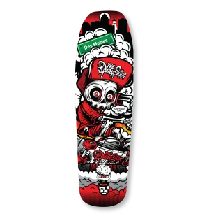 The Dark Slide x Skullduggery "Everything's Fine" 90's Shape Skateboard Deck