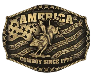 The "Cowboy 1776" Belt Buckle