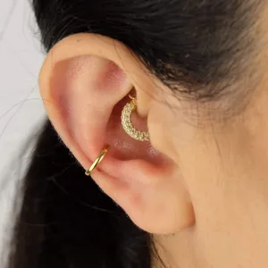 Thin Solid Cuff Earring