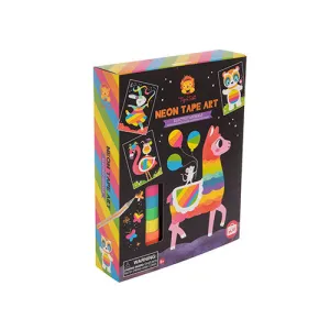 Tiger Tribe Neon Tape Art Electric Animals