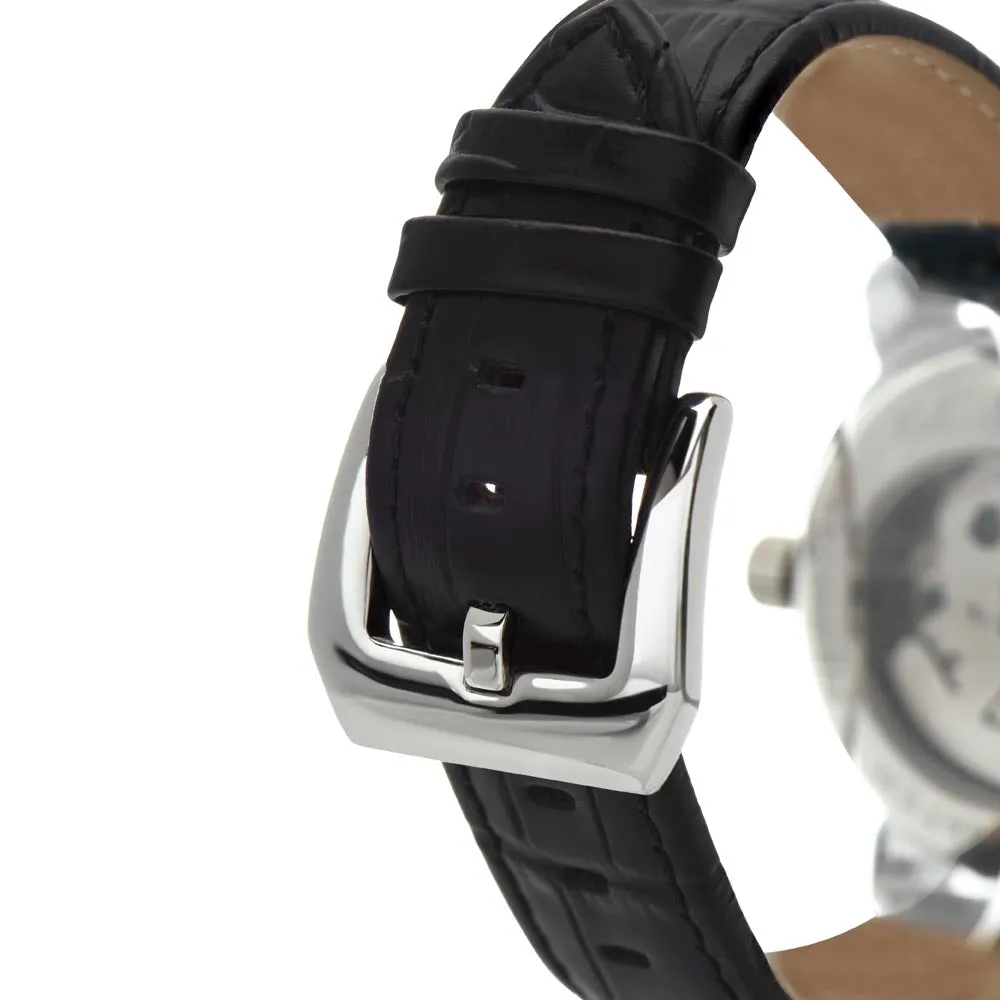 To My Soulmate | More Than Any Obstacle | Luxury Openface Men's Watch With Genuine Leather Band