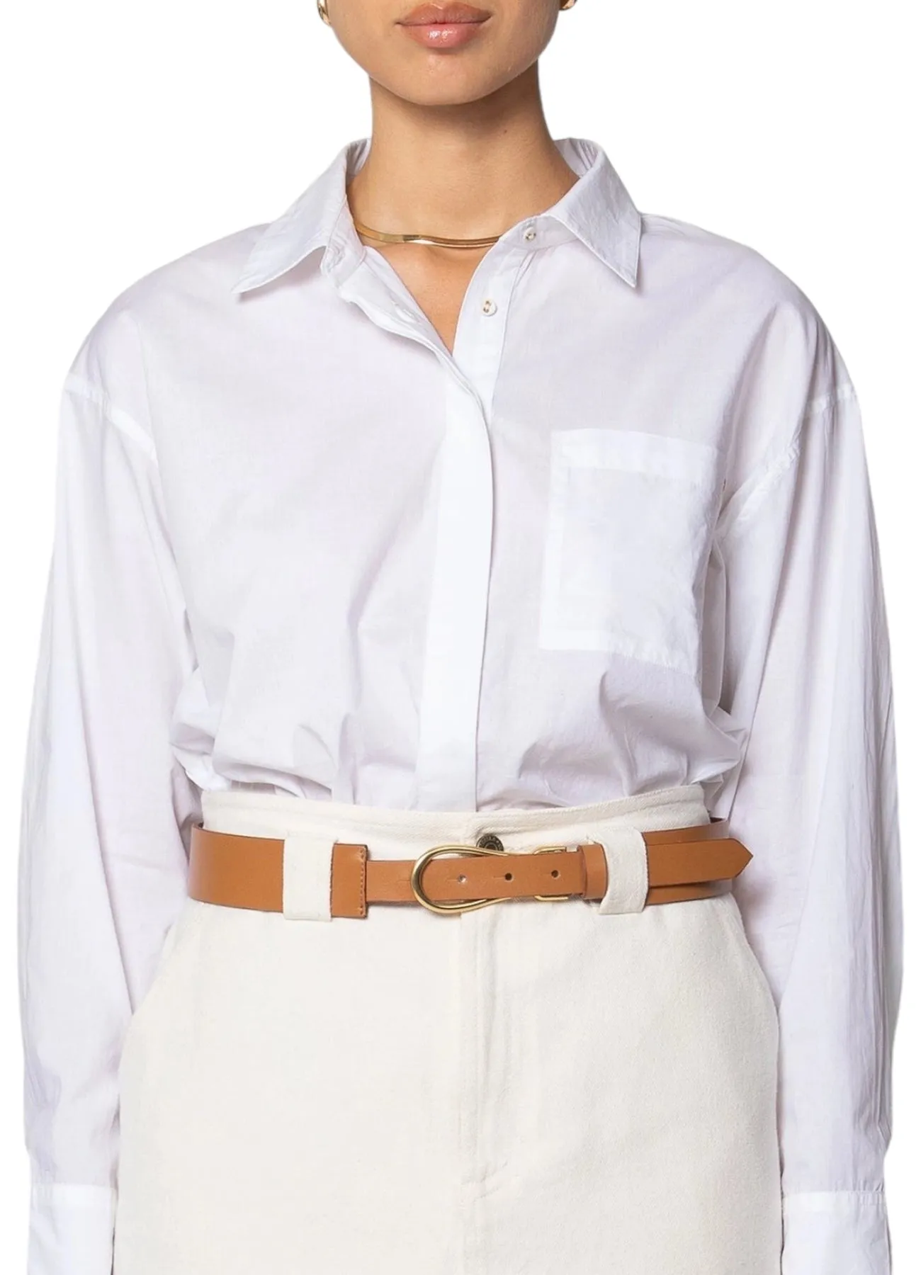 Travis Leather Belt | Caramel