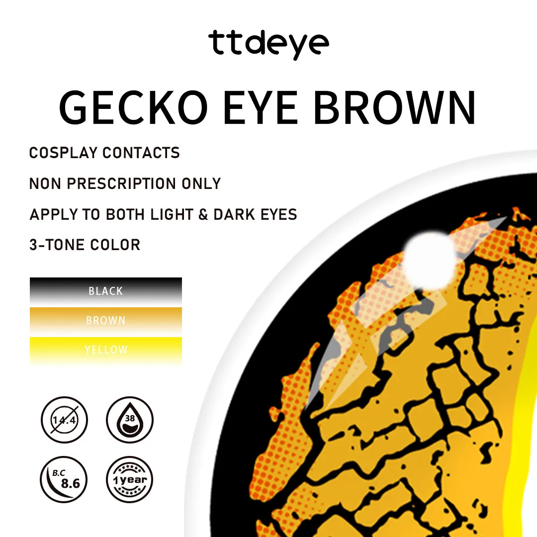 TTDeye Gecko Eye Brown | 1 Year