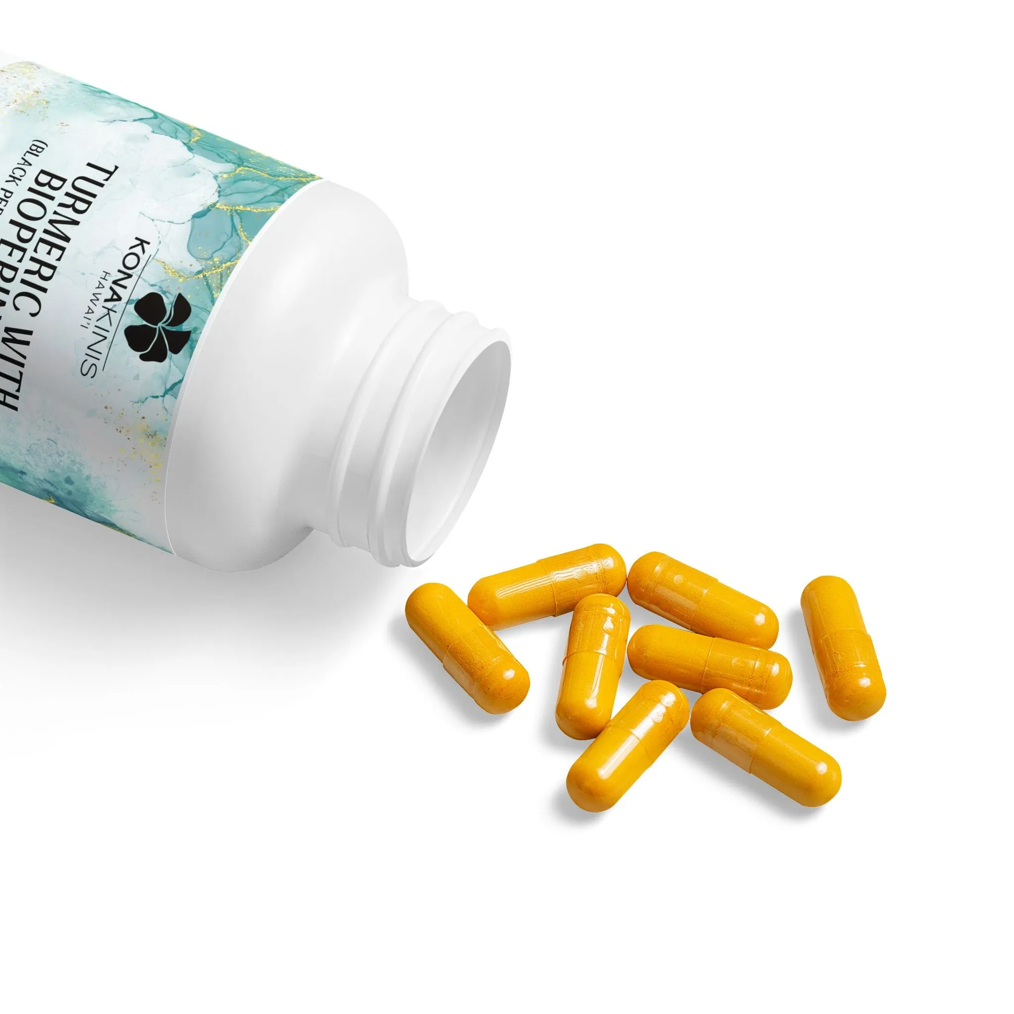 Turmeric with BioPerine® (Black Pepper Fruit Extract) Supplement (60 Capsules)