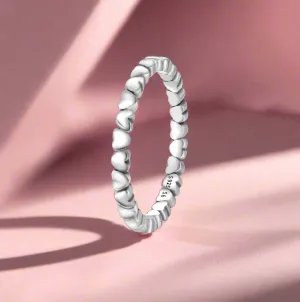 Up & Down Heart Ring