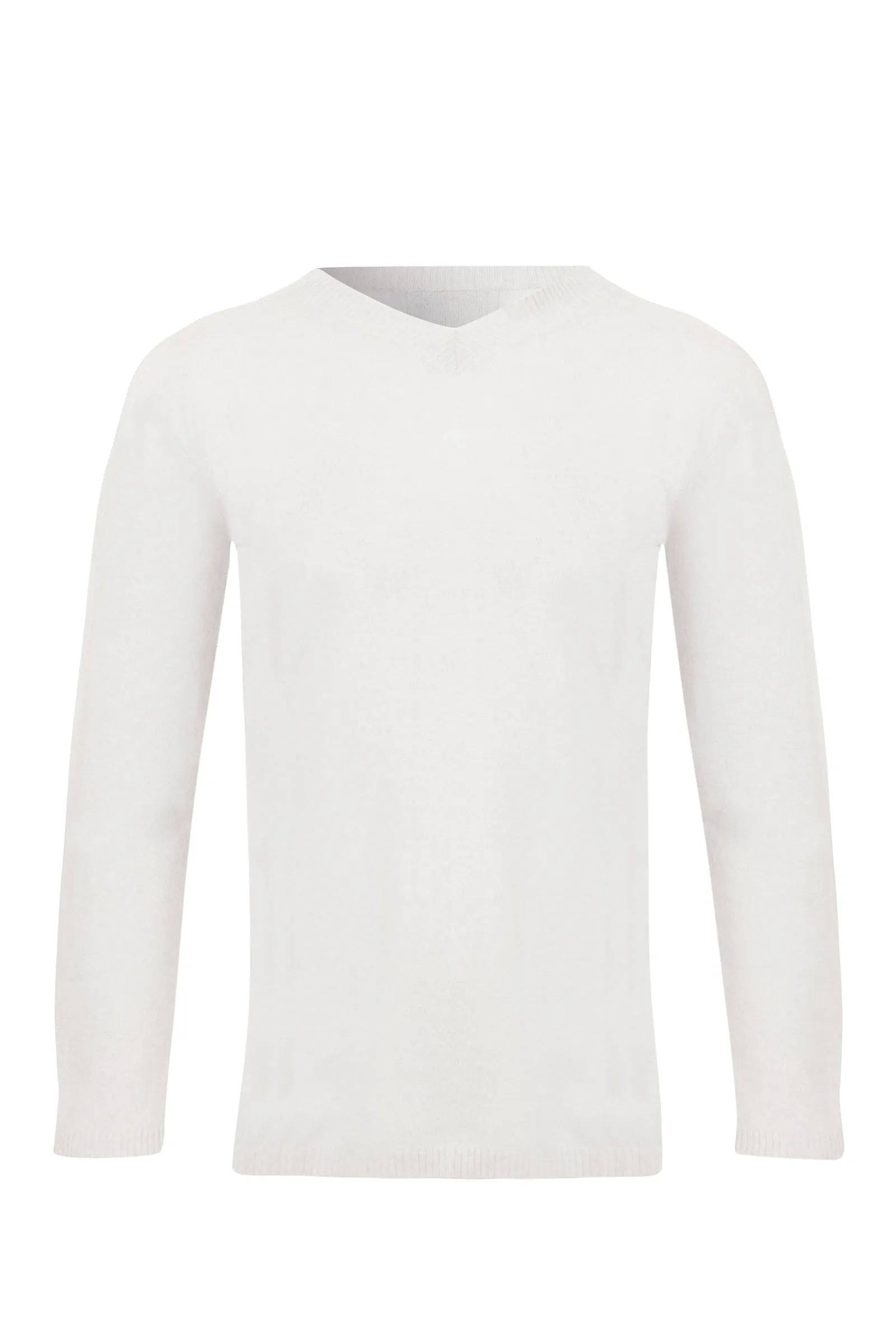 =V-Neck Cashmere Jumper
