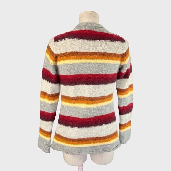 Vince Cashmere Striped Cardigan - S