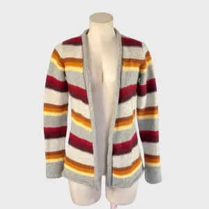 Vince Cashmere Striped Cardigan - S