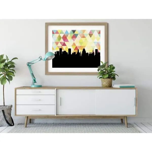 Westminster, Maryland geometric skyline
