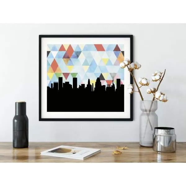 Westminster, Maryland geometric skyline