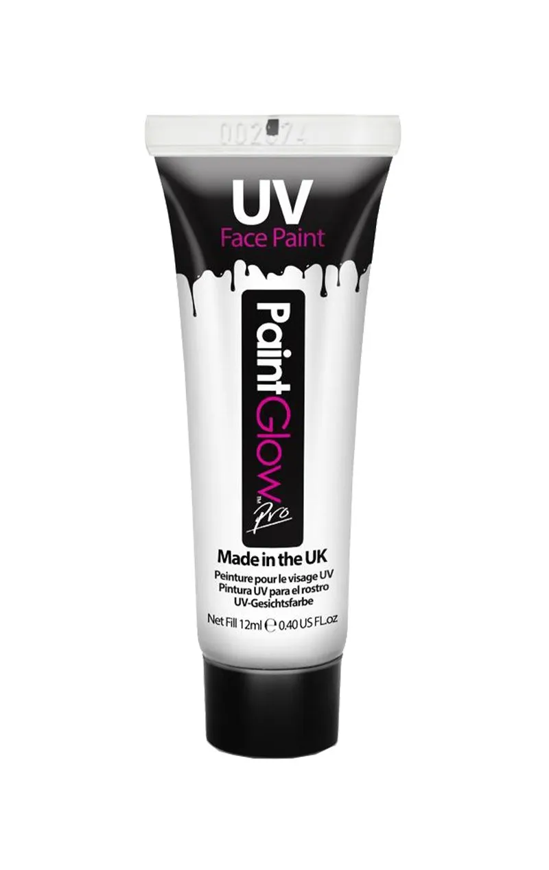 White UV Face and Body Paint