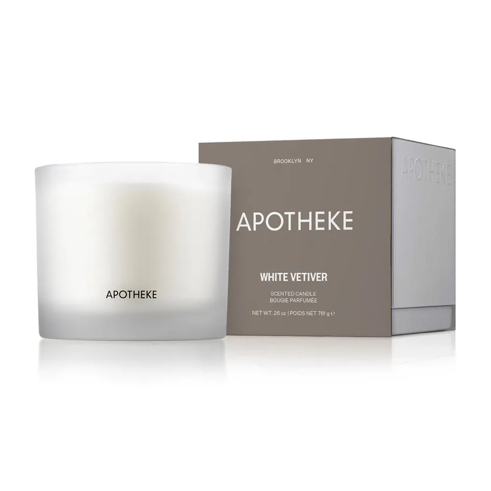 White Vetiver 3-Wick Candle