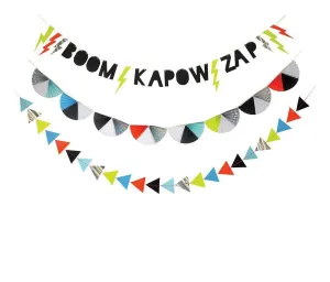 Zap! Superhero Garland