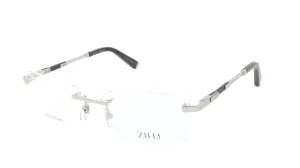 ZILLI Eyewear Rimless with Silver and Leather ZI 60028 C03